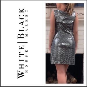 SOLD NWOT sequin White House Black Market dress